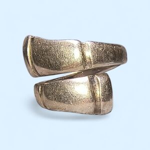 Sterling Silver Spoon Type Bypass Ring